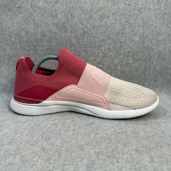 APL Womens Techloom Bliss Shoes Size 9 Pink Slip On Gym Running Sneakers 0320XC - Picture 6 of 9